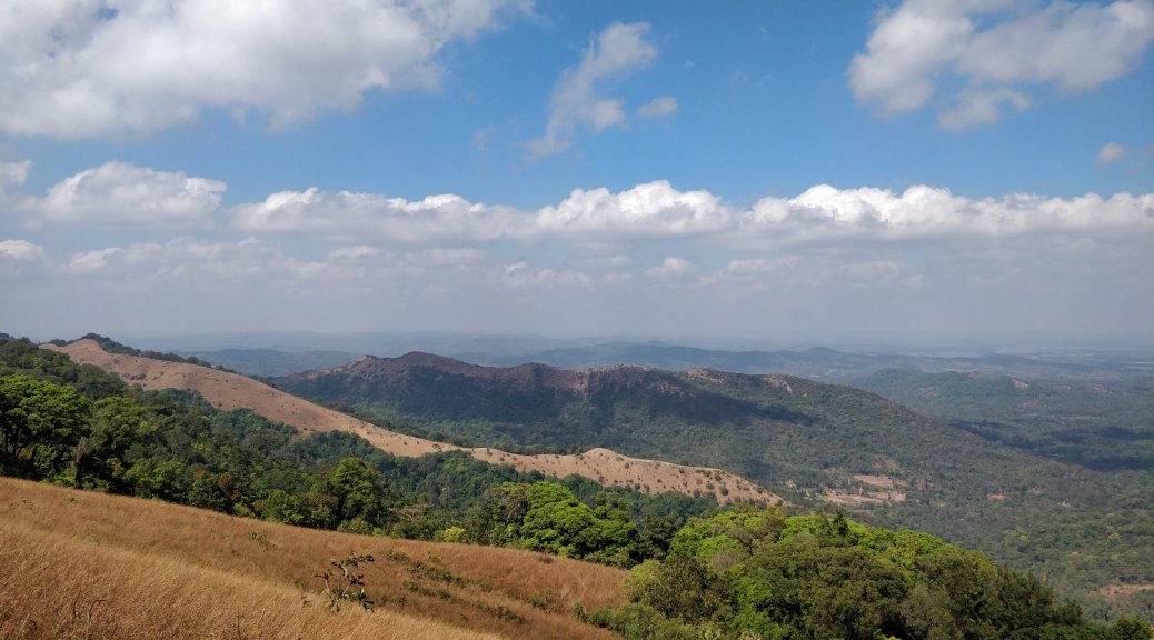 The view after reaching the keep trail- Kodachadri in the Western Ghats, Karnataka